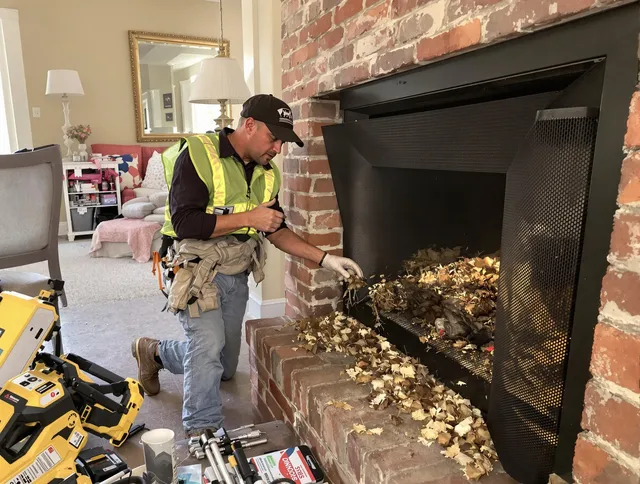 Safe screening installation by Tustin Chimney Sweep in Tustin, CA