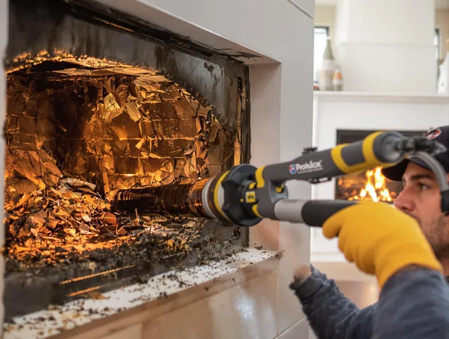 Professional chimney cleaning by Tustin Chimney Sweep in Tustin, CA