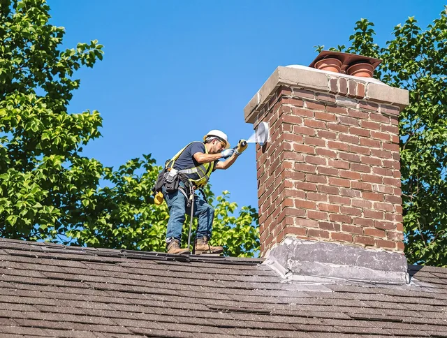 Tustin Chimney Sweep performing an inspection with advanced tools in Tustin, CA