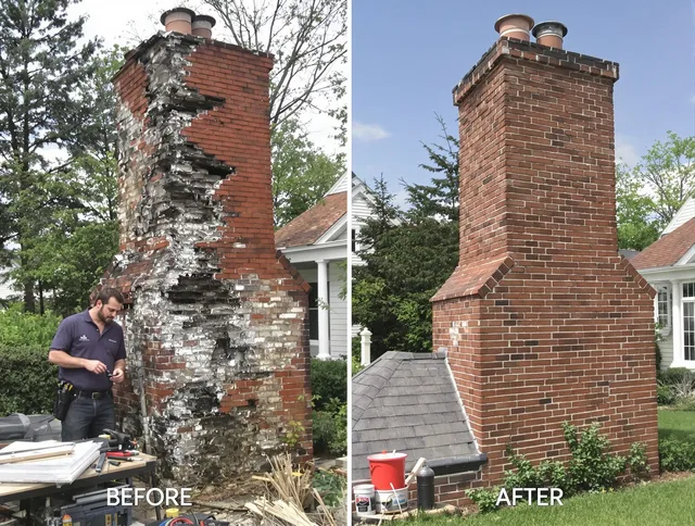 Tustin Chimney Sweep performing a full chimney restoration in Tustin, CA