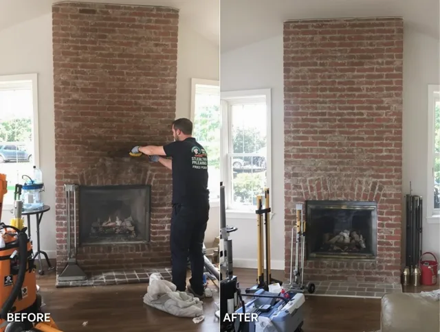Finished chimney sweeping service by Tustin Chimney Sweep in Tustin, CA
