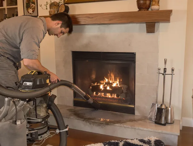 Routine fireplace upkeep by Tustin Chimney Sweep in Tustin, CA