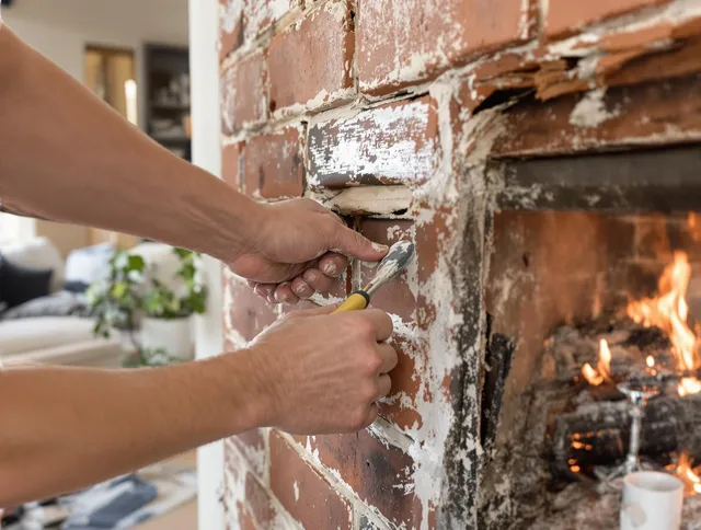 Routine fireplace repair by Tustin Chimney Sweep in Tustin, CA