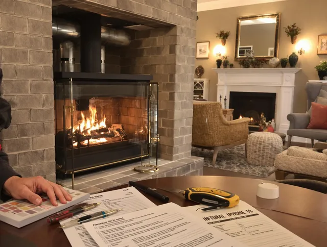 Tustin Chimney Sweep verifying fireplace safety measures in Tustin, CA